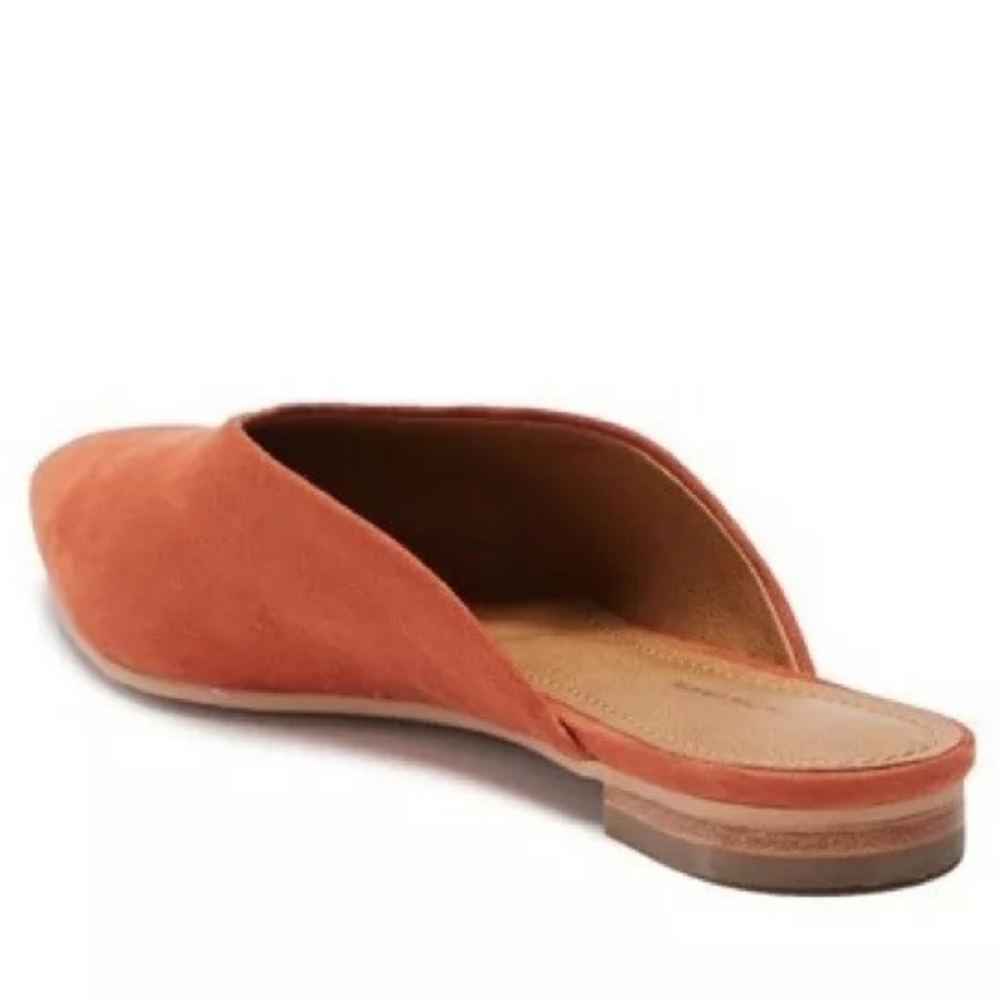 14th & Union Women's Rust Pointed Toe Mule Faux S… - image 3